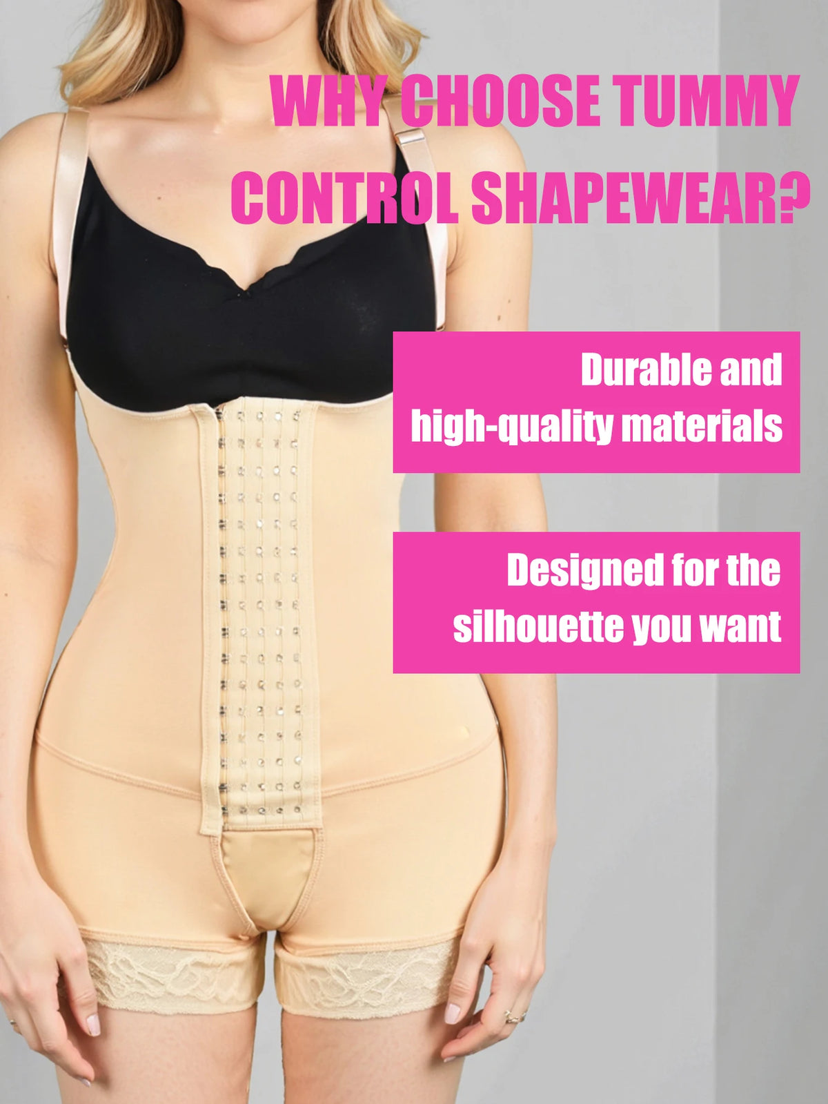 Fajas Postparto para Mujer, Moldeador Corporal de Alta Compresión, Reductor Adelgazante para Mujer, Ropa Interior Sexy, Body Moldeador Push Up. Compresion Extrema Alta