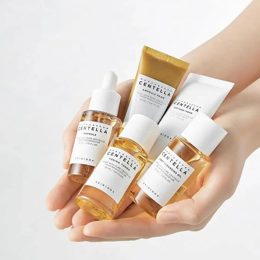 Original Centella Travel Kit Redness Moisturising Skin Reduce Dryness Anti Acne Repair Face Damaged Barrier Skin Care. LF