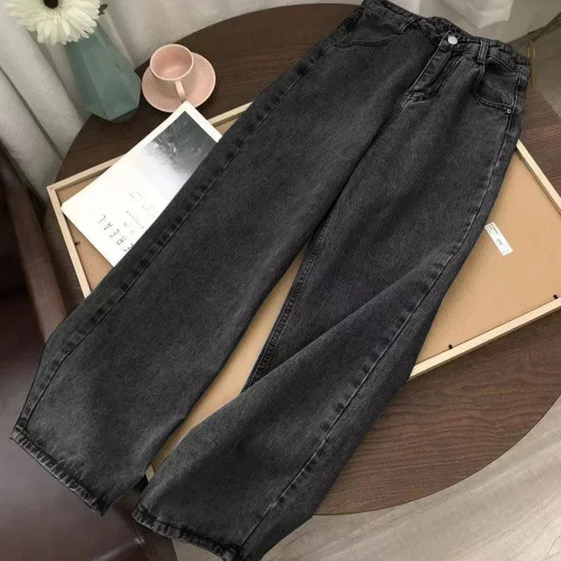 American Hip-hop Retro Loose Jeans Women's Y2K New Tide Harajuku High Waist Wide leg Pants Gothic Wide Pants Street Pants Male. Jeans Exclusivos Modernos 2026