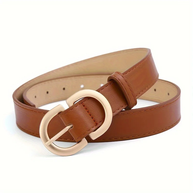 New Women's Belt, Denim Pants Belt, Korean Version Versatile and Simple Belt for Women 2026