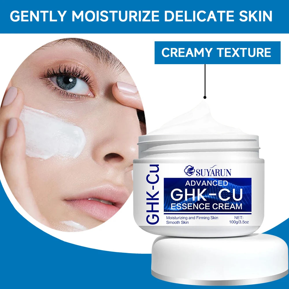 GHK-CU Cream - Anti-aging facial moisturizer, firming and moisturizing for all skin types, suitable for men and women.2026 UNISEX CREMA FACIAL PARA MEJOR LA APARIENCIA, CONTRA ARRUGAS E HIDRATANTE
