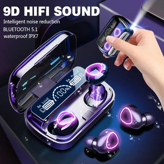 Auriculares Inalámbricos M10 TWS Bluetooth | Sonido Estéreo HD, Estuche de Carga, Waterproof, Micrófono Integrado