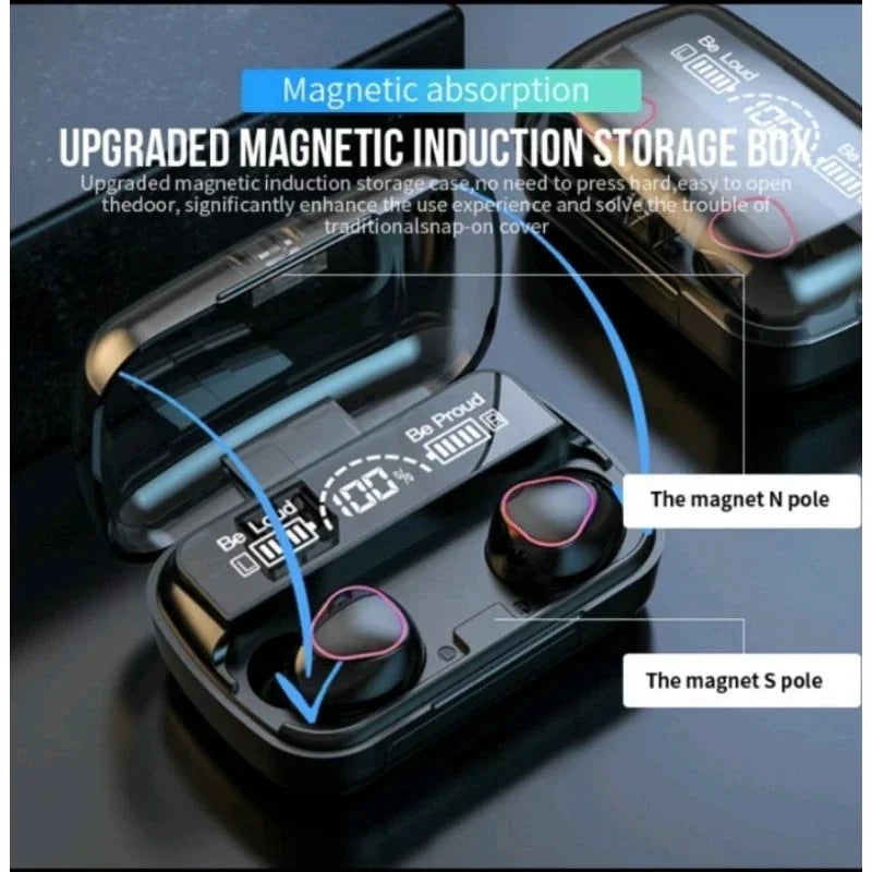 Auriculares Inalámbricos M10 TWS Bluetooth | Sonido Estéreo HD, Estuche de Carga, Waterproof, Micrófono Integrado