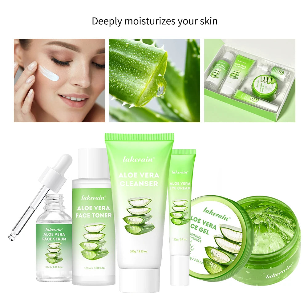 Multi-skin Care Aloe Vera Skin Care Set Deep Moisturizing Deep Nourishment Whitening Brightening Hydrating Smooth Skin. 2026 HIDRATANTE FACIAL DE ALOE VERA. HIDRATANTE SUPREME CONTRA ARRUGAS Y MANCHAS