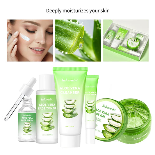 Multi-skin Care Aloe Vera Skin Care Set Deep Moisturizing Deep Nourishment Whitening Brightening Hydrating Smooth Skin. 2026 HIDRATANTE FACIAL DE ALOE VERA. HIDRATANTE SUPREME CONTRA ARRUGAS Y MANCHAS