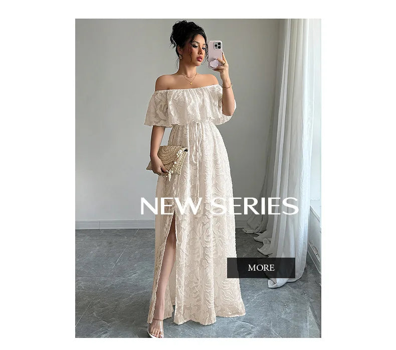 Women's Dresses 2025 Summer White Dress Women Cover-Ups Outfits Boho Hippie Chic Long Maxi Dresses Female Clothes Robe Vestidos 2026 High Elegance