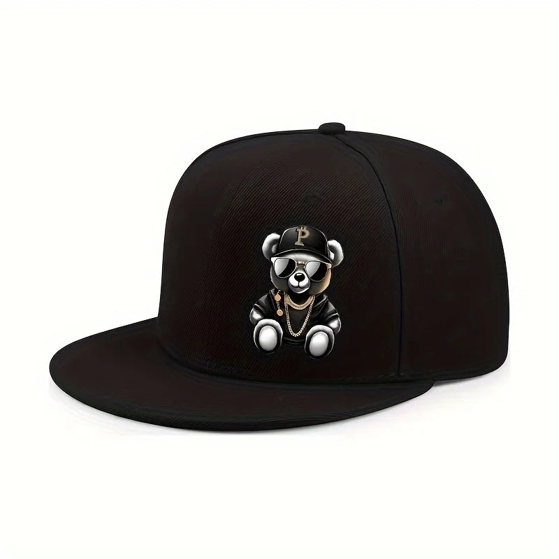 Adjustable Cartoon Bear Printed Hip Hop Baseball Cap Outdoor Sports Beach Casual Wea Fit for Men and Woment street snapback hat Gorras de Hombres Modernas y Elegantes 2026