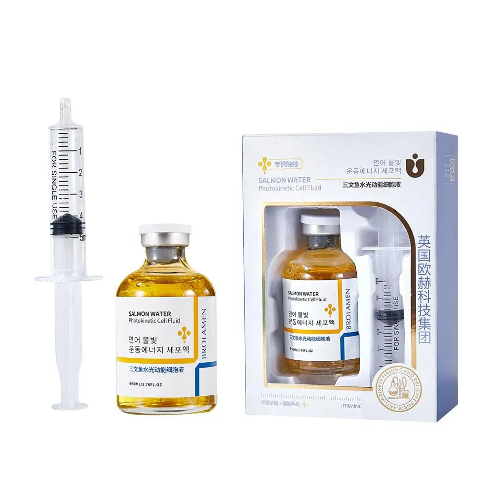 Skin Rejuvenation Essence Salmon Wrinkle Serum Strengthen Skin Barrier Function 24 Hours Continuous Hydration Fiming Care. 2026 REJUVENECEDOR FACIL DE SALMON, ANTI ARRUGAS