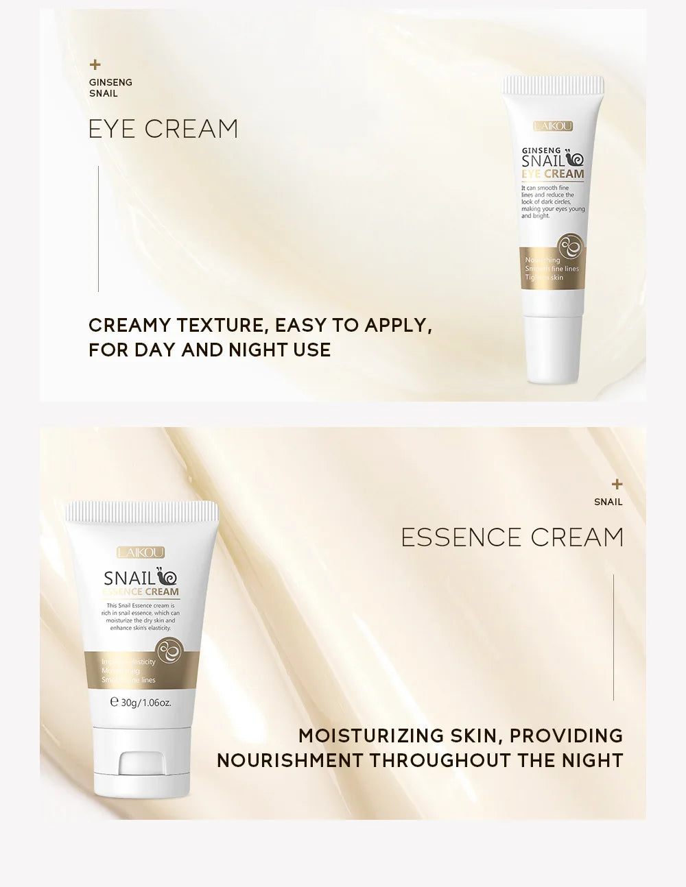 3pcs/set LAIKOU Vitamin C 24K Golden Sakura Skin Care Sets Face Cream Serum Eye Cream Moisturizing Anti Wrinkles Face Care Kit.2026 SKIN CARE REJUVENECEDOR, HUMECTANTE FACIAL