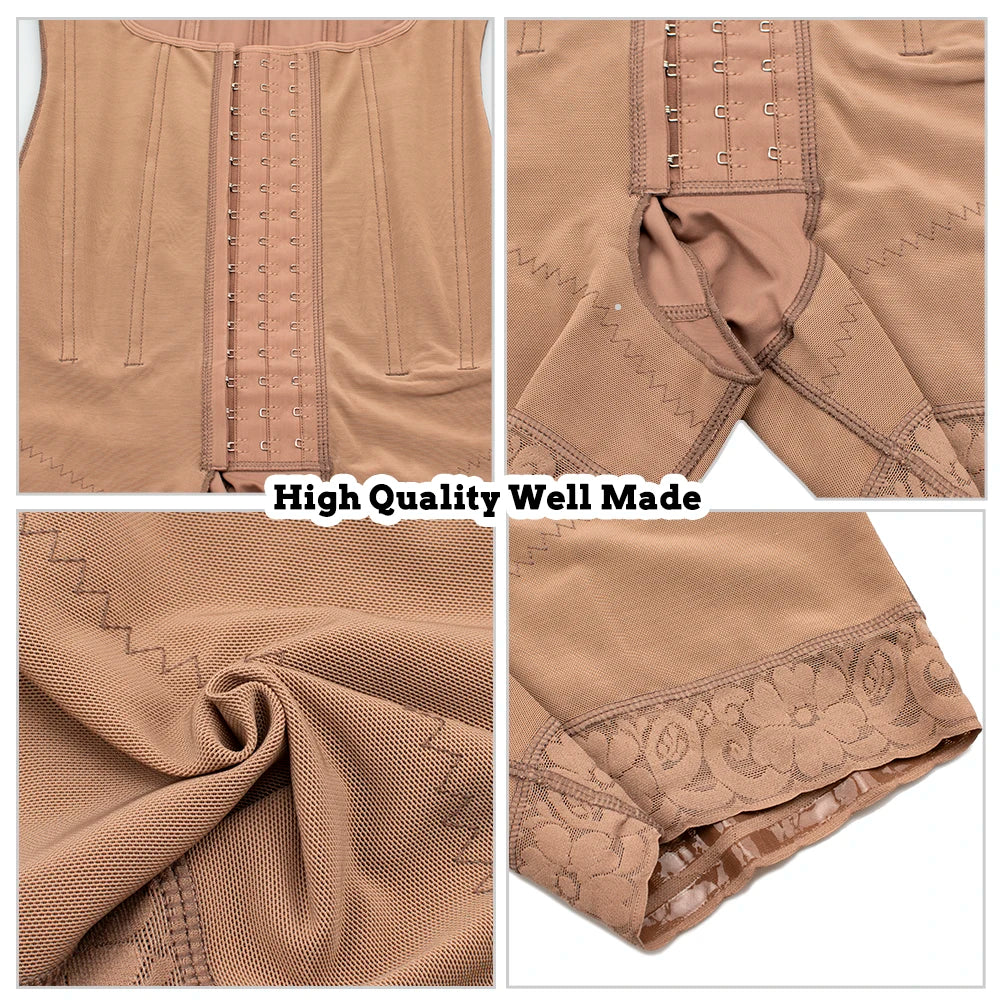 Fajas Colombianas Postquirúrgicas, Moldeadoras y Compresoras, Entrenador de Cintura, Levanta Glúteos, Ropa Moldeadora para Mujer, Moldeador Corporal Completo, Faja de Compresión BBL. Material Duradero.
