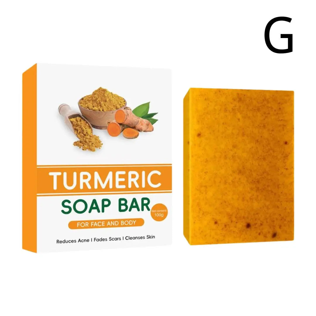 Turmeric Soap & Kojic Acid Soap Body And Facial Cleaning Handmade Soap For Dark Skin Glowing Even Skin Tone Tender Skin Care.2026 JABON MAGIGO FACIL DE CURCUMA HIDRATA Y REJUVENECE TU PIEL