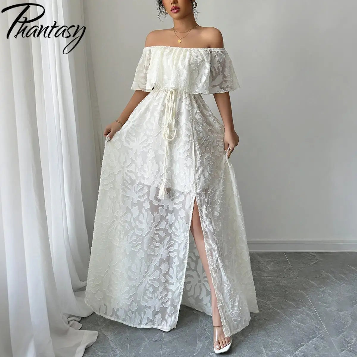 Women's Dresses 2025 Summer White Dress Women Cover-Ups Outfits Boho Hippie Chic Long Maxi Dresses Female Clothes Robe Vestidos 2026 High Elegance