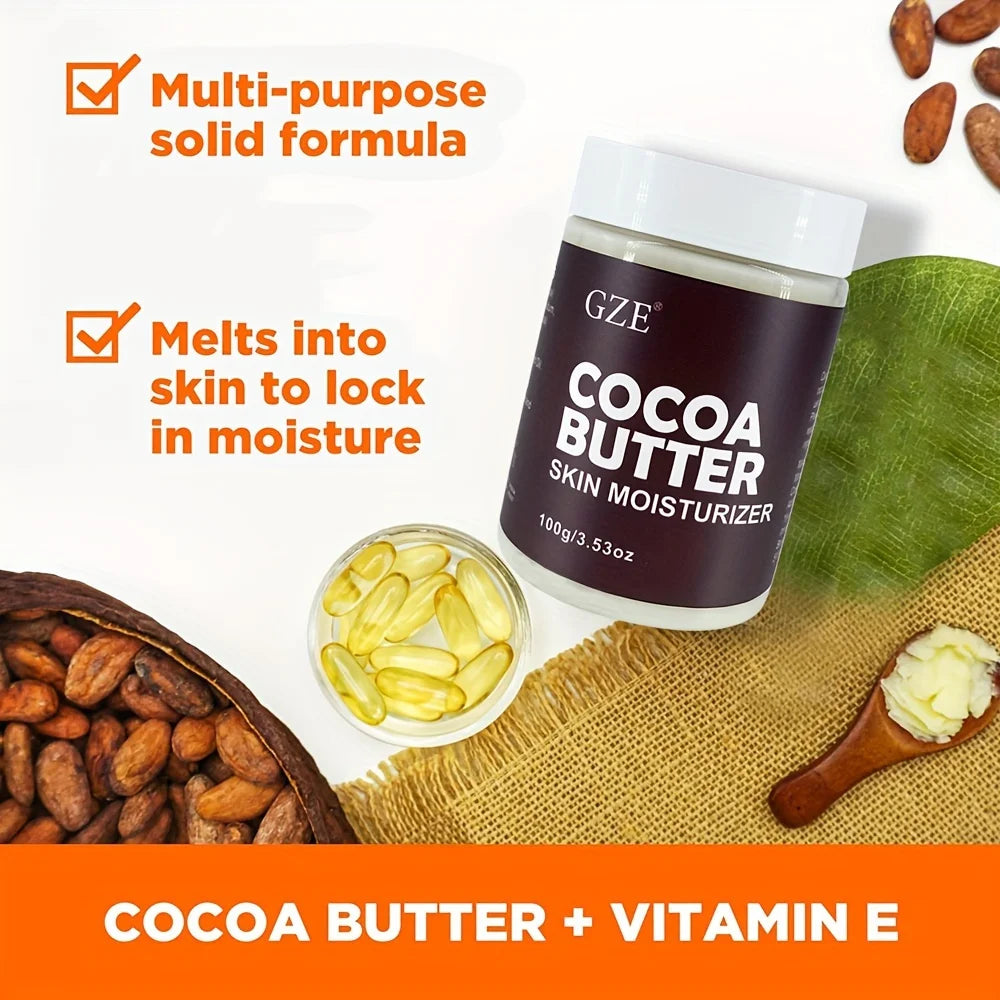 Pamper Your Skin with Cocoa Butter Moisturizer - Nourishing and Hydrating Formula for Smooth and Glowing Skin.2026 FORMULA HIDRATANTE FACIAL. ANTI ARRUGAS