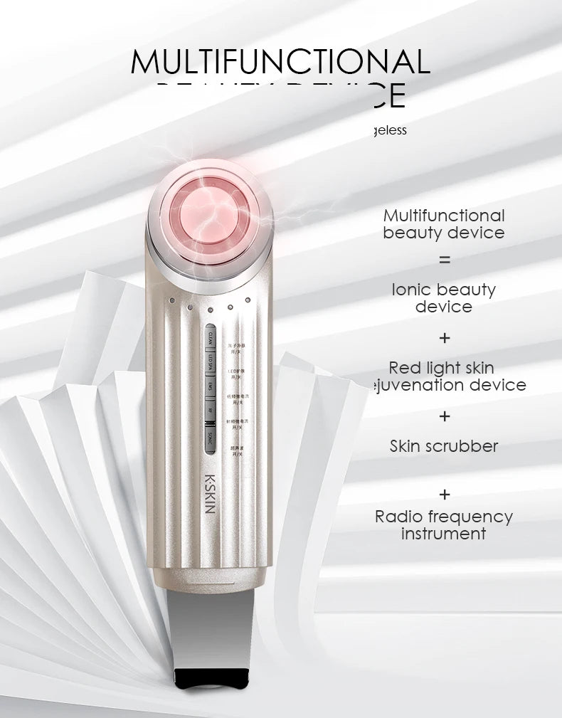 KSKIN Professional Electric Facial Dead Skin Peeling Sonic Cleaning Ultrasonic Skin Scrubber.2026 ULTRASONICO FACIAL REMOVEDOR DE PIEL MUERTA
