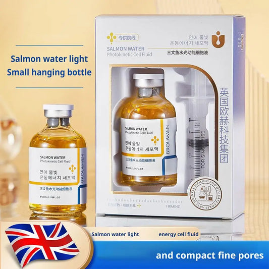 Skin Rejuvenation Essence Salmon Wrinkle Serum Strengthen Skin Barrier Function 24 Hours Continuous Hydration Fiming Care. 2026 REJUVENECEDOR FACIL DE SALMON, ANTI ARRUGAS