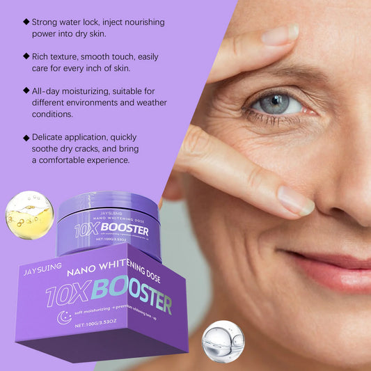 Crema facial suave con niacinamida — Aclarante, iluminadora, hidratación profunda, repara la piel seca, suavizante, con ácido hialurónico, cuidado facial, humectante.