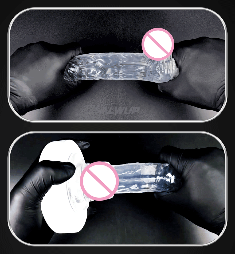 Realistic Transparent Dildo for Women Silicone Realistic Fake Dick Penis with Strong Suction Cup Hands-Free Adult Sex Toy 2026