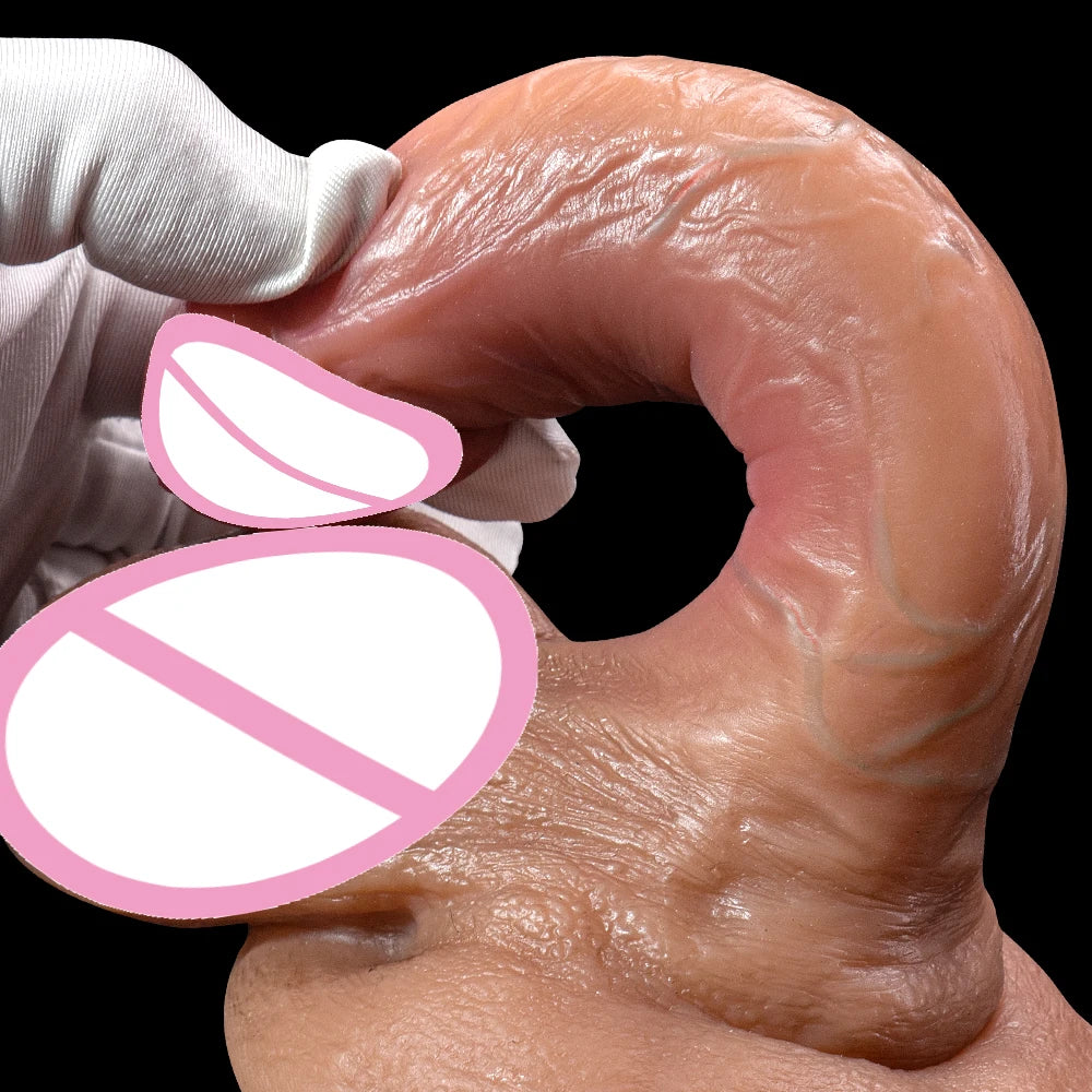 XXL soft  Skin Feel Realistic Dildo Adult Sex Toys for Women Big Suction Cup Soft Double Silicone Masturbators Penis Dick Dildo 2026 Consolador Para Ocasion Intima