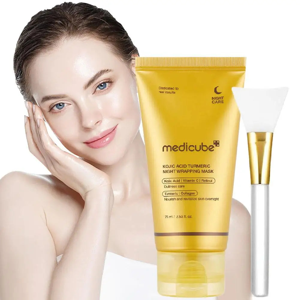 Turmeric Deep Collagen Peel Off Mask Anti Wrinkle Lifting Skin Care Masks For Nighttime Care Skin Hydrating Boost Gentle.2026 MASCARILLA NOCTURNA ANTI ACNE, HIDRATANTE Y LIMPIADOR FACIAL