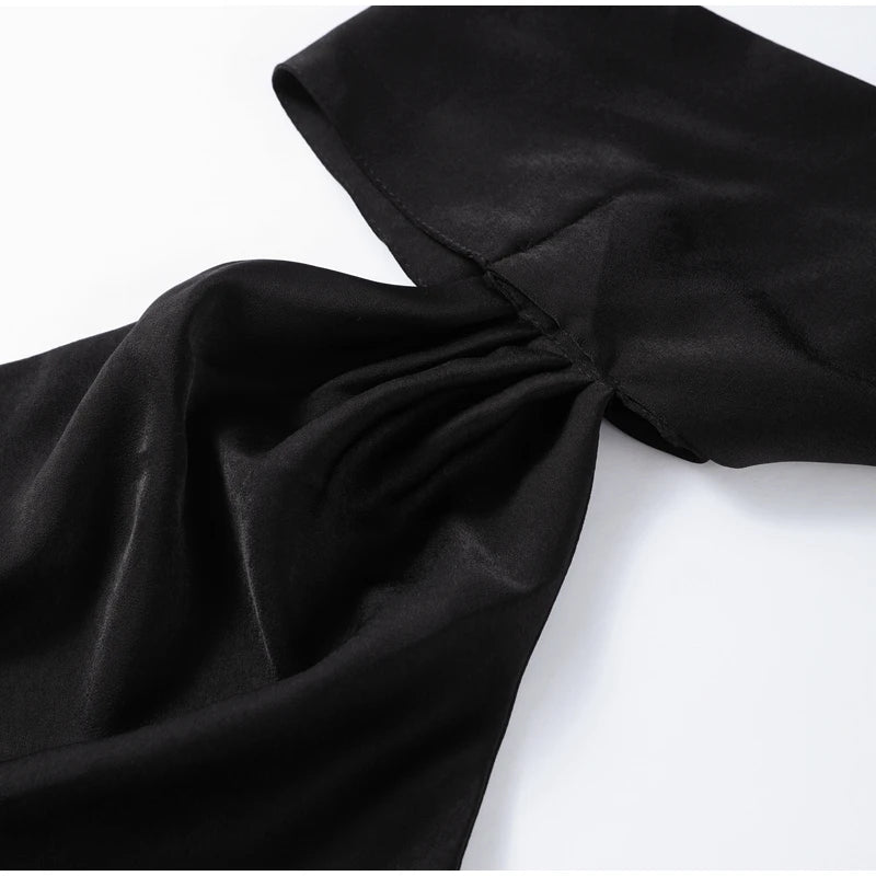 Elegant Ribbon Halter Dress Women Solid Off Shoulder Sleeveless Backless Slim Maxi Dresses 2025 Summer Autumn Party Robes Lady 2026 Vestido Elegante Para Ocasión Especial