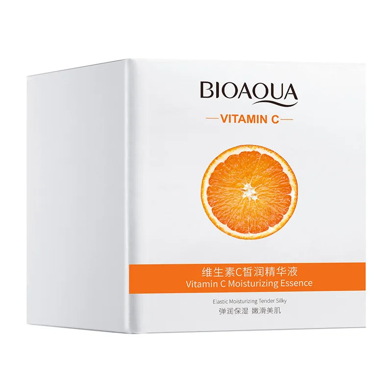 20 piezas BIOAQUA Suero de Vitamina C — Hidratante, Refrescante, Aclarante, Nutritivo, Antienvejecimiento, Esencia Facial para el Cuidado de la Piel.