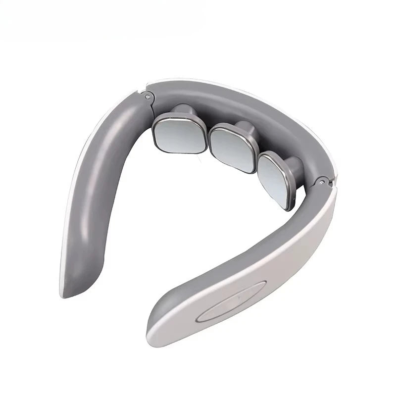 Masajeador Inteligente de Cuello y Hombros — Masaje Cervical con Vibración y Calor para Aliviar el Dolor, Pulso Terapéutico para las Vértebras Cervicales, Instrumento de Cuidado de la Salud