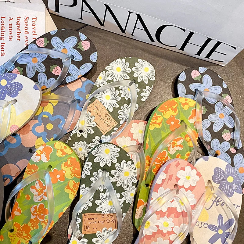 Women's Flip Flops 2025 New Summer Thick Bottom Clip Toe Fashion Beach Slippers Cool Slippers for Women 2026