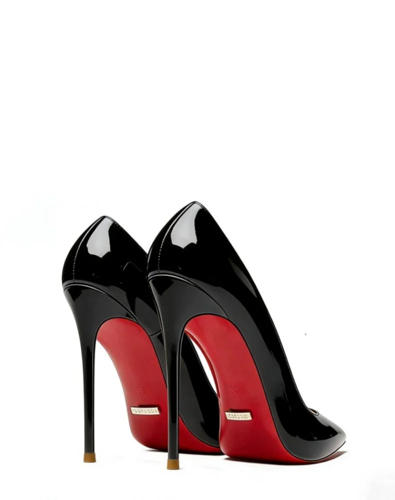 Elegant Woman Heeled Shoes 2026 Trend Luxury Red Bottoms High Heels Pointed Toe Stiletto Pumps 12 cm Party Dress Wedding Shoes 2026