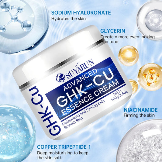 GHK-CU Cream - Anti-aging facial moisturizer, firming and moisturizing for all skin types, suitable for men and women.2026 UNISEX CREMA FACIAL PARA MEJOR LA APARIENCIA, CONTRA ARRUGAS E HIDRATANTE