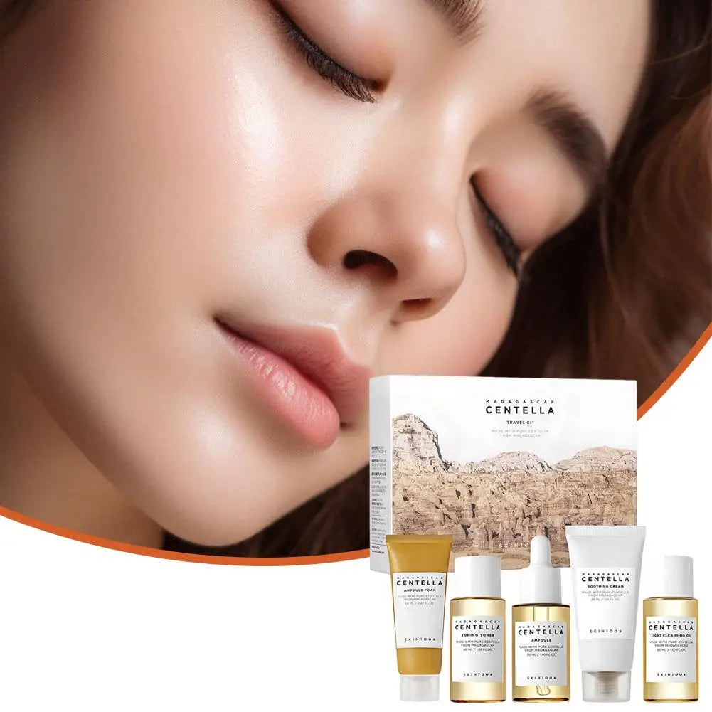Original Centella Travel Kit Redness Moisturising Skin Reduce Dryness Anti Acne Repair Face Damaged Barrier Skin Care. LF