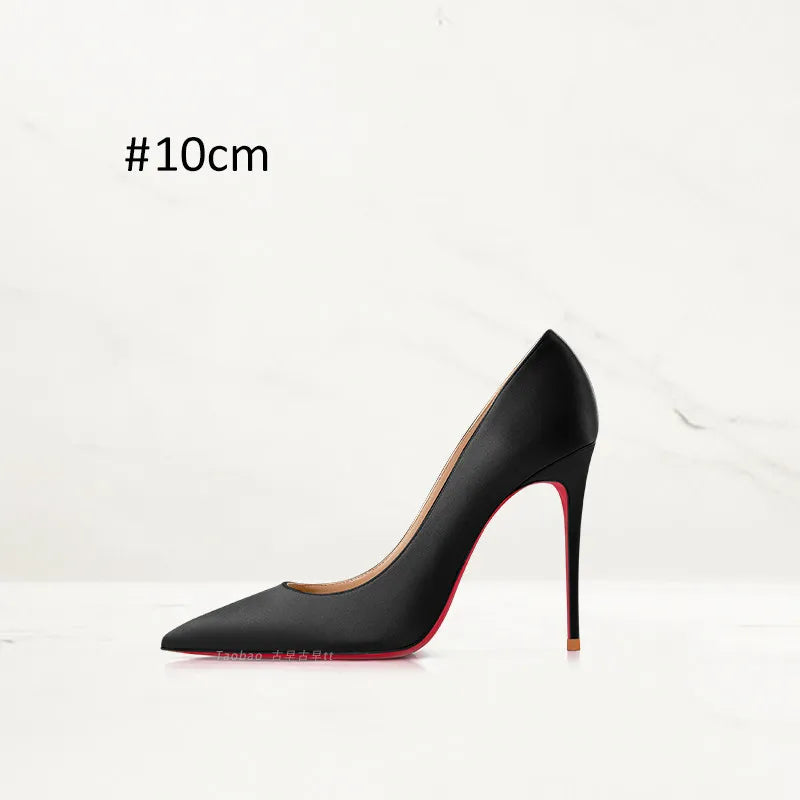 2025 Winter New High-heeled Shoes for Women, Green, Real Silk Satin, Thin Heel, Pointed Toe,Elegant,12cm,Single Shoes for Ladies 2026