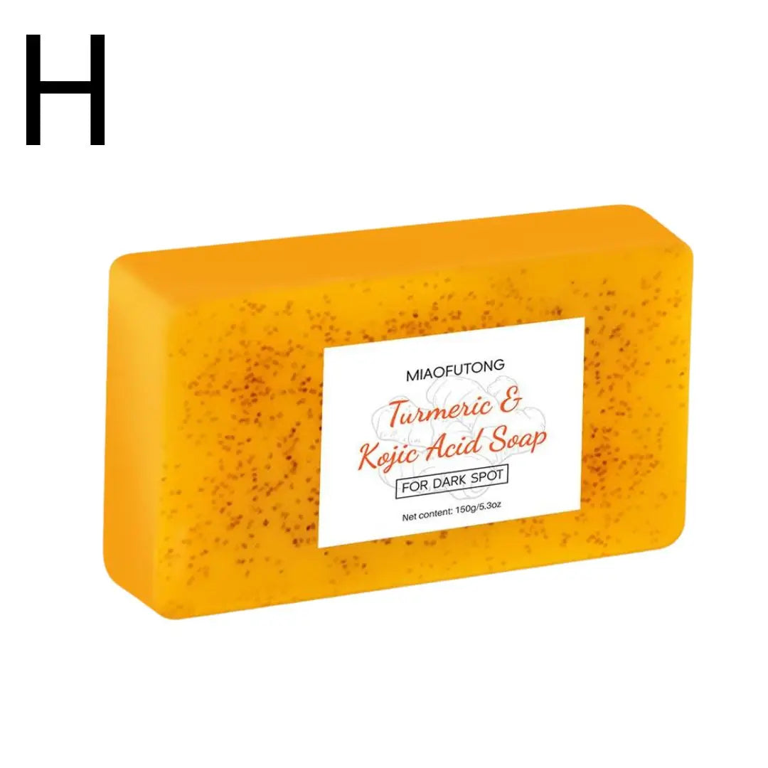 Turmeric Soap & Kojic Acid Soap Body And Facial Cleaning Handmade Soap For Dark Skin Glowing Even Skin Tone Tender Skin Care.2026 JABON MAGIGO FACIL DE CURCUMA HIDRATA Y REJUVENECE TU PIEL
