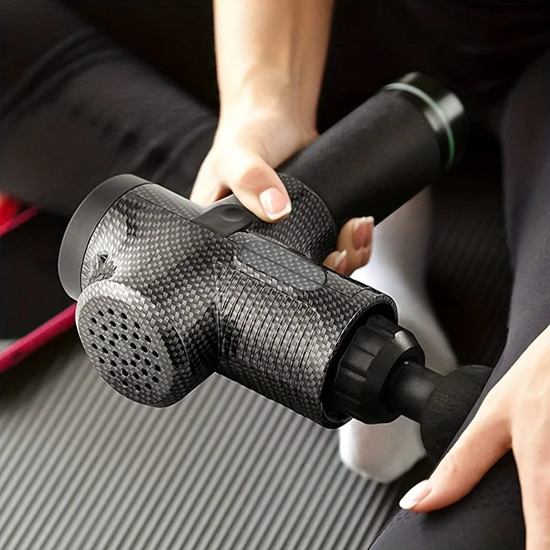 30 Level Massage Gun Fascia Deep Muscle Relax Body Neck Massager Electric Fitness Equipment Noise Reduction Male Female Masajiador Colporal