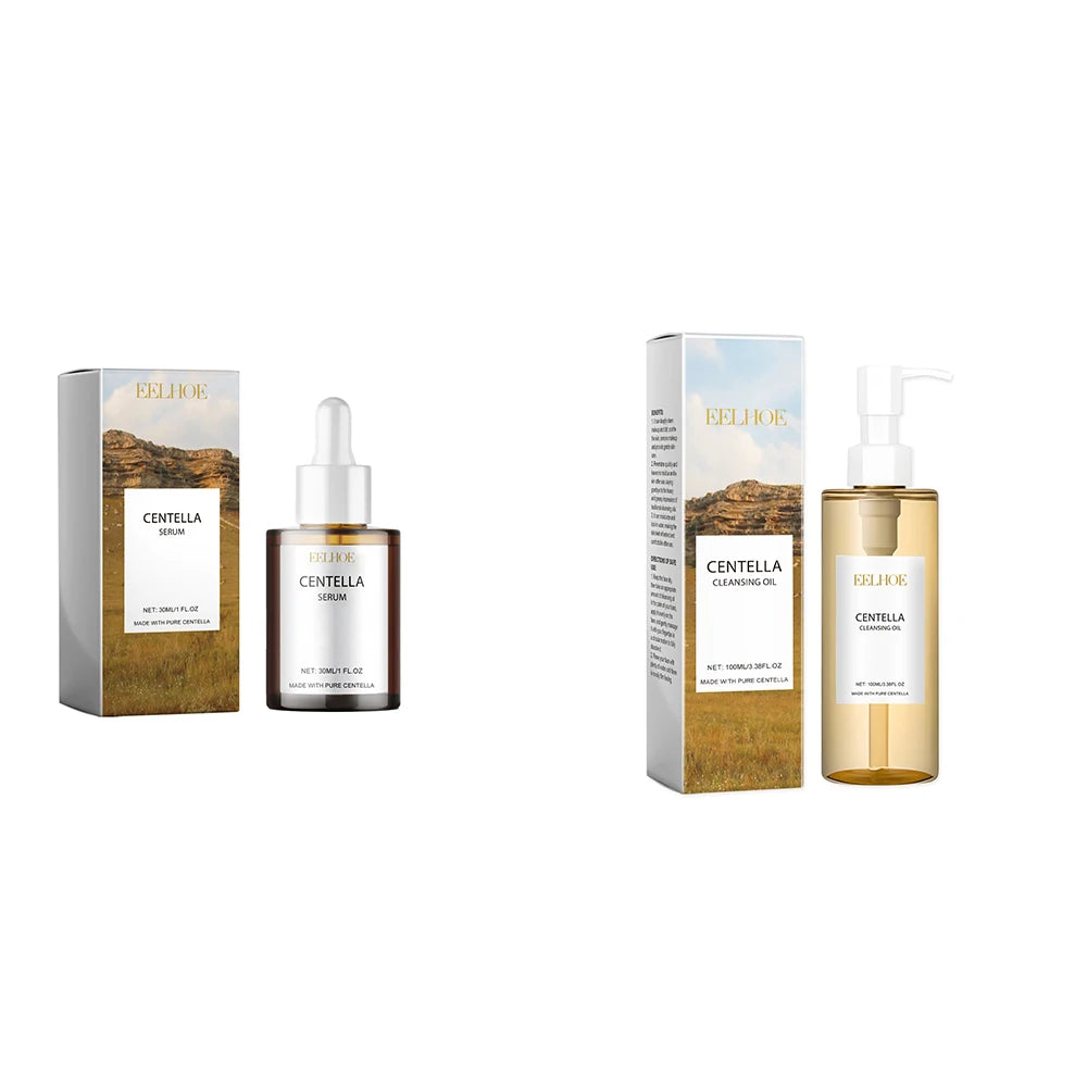 Centella Skincare Set: Gentle Cleansing, Moisturizing & Brightening for Long-Lasting Hydrated, Smooth Skin