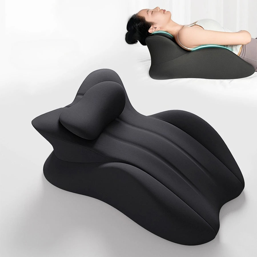 Almohada Cuña de Espuma Viscoelástica de Alta Densidad — Soporte Ortopédico Multi-Posición con Funda Removible y Lavable para Alivio de Dolor de Espalda, Cuello y Piernas