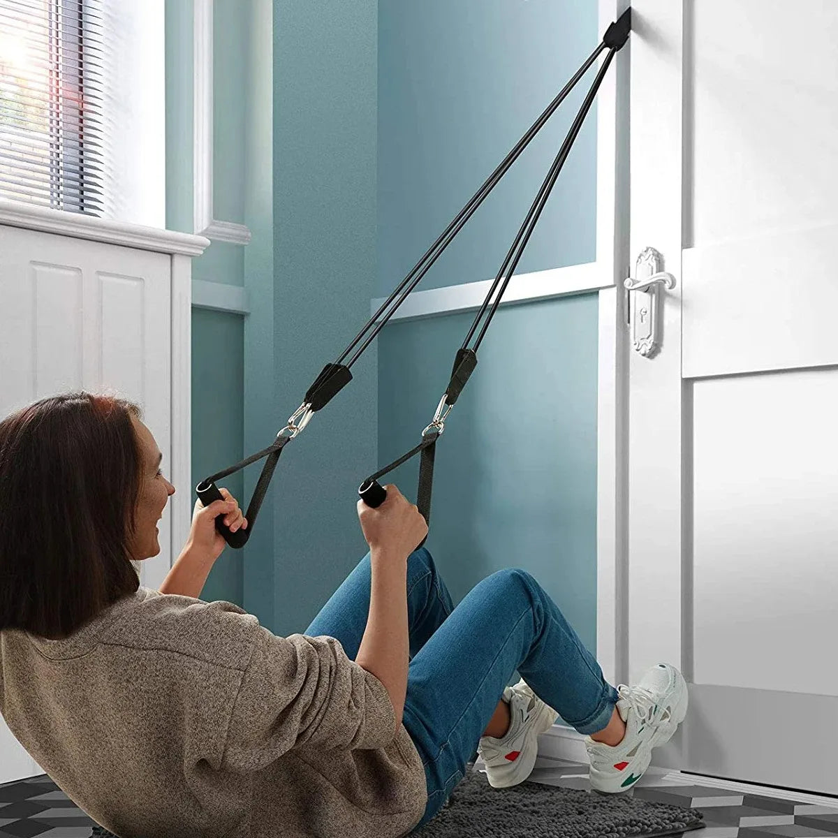 Resistance Bands Set, Exercise Bands With Door Anchor, Handles, Carry Bag, Legs Ankle Straps For Resistance Training. Ligas Elasticas para Crecimiento Muscular 2026