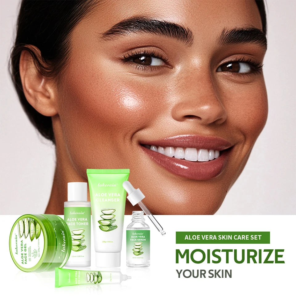 Multi-skin Care Aloe Vera Skin Care Set Deep Moisturizing Deep Nourishment Whitening Brightening Hydrating Smooth Skin. 2026 HIDRATANTE FACIAL DE ALOE VERA. HIDRATANTE SUPREME CONTRA ARRUGAS Y MANCHAS