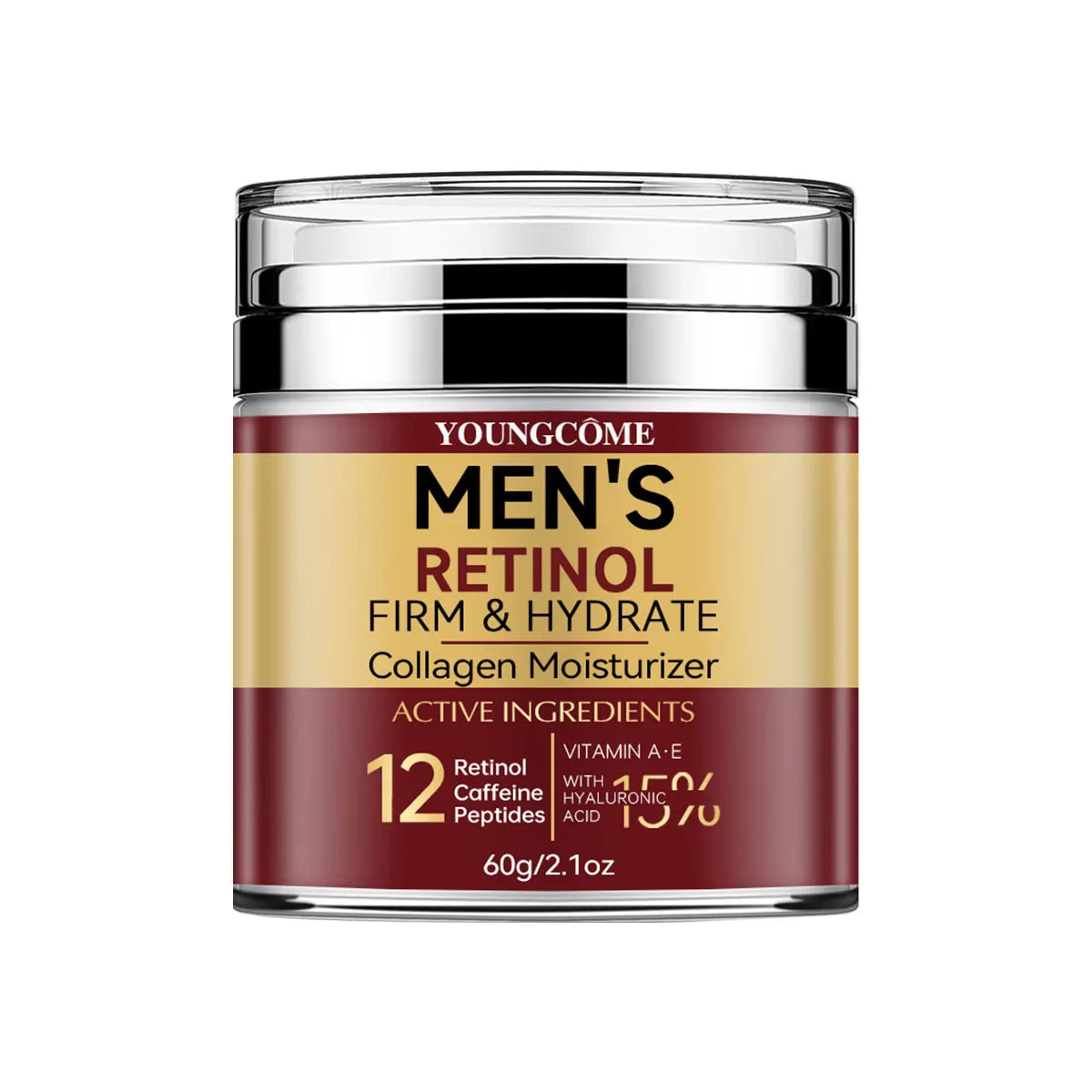 Men's Retinol Firming Face Cream Skincare Moisturizing Collagen Brightening Smooth Wrinkles Facial Face Men Skin Care Treatment.2026 Crema facial para hombres con retinol — reafirma, hidrata, aclara y suaviza arrugas.