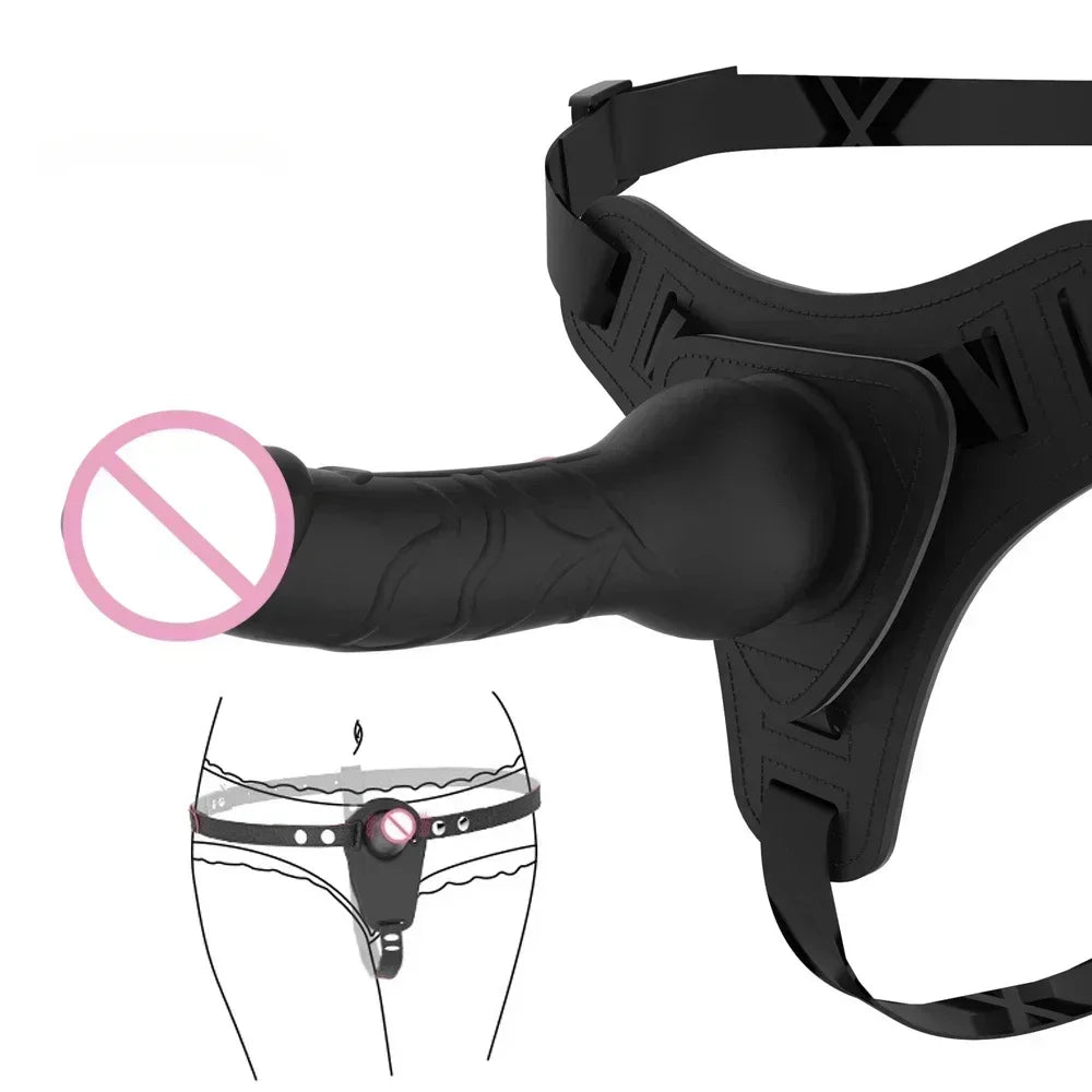 2026. Dildos Strap on Wearable Realistic Dildo Pants for Women Gay G-spot Penis Harness Belt Erotic Panties Adult Sex Toys for L 2026