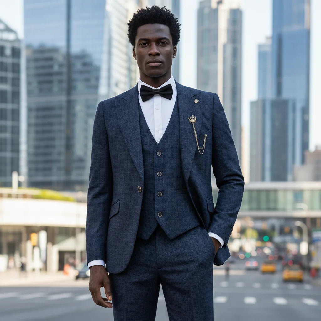 ST Cassy high quality suit men complete 3 pieces luxury Elegant Slim Fit Male Groom Wedding Party Dress Suit Business Office. 2026 Trajes Para Hombre, Bodas, Bautizos, Ocasion Elegante
