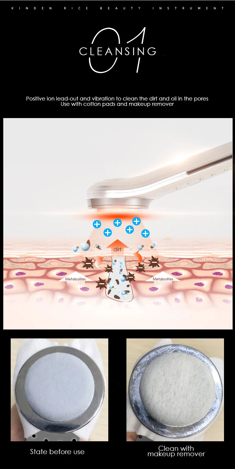 KSKIN Professional Electric Facial Dead Skin Peeling Sonic Cleaning Ultrasonic Skin Scrubber.2026 ULTRASONICO FACIAL REMOVEDOR DE PIEL MUERTA