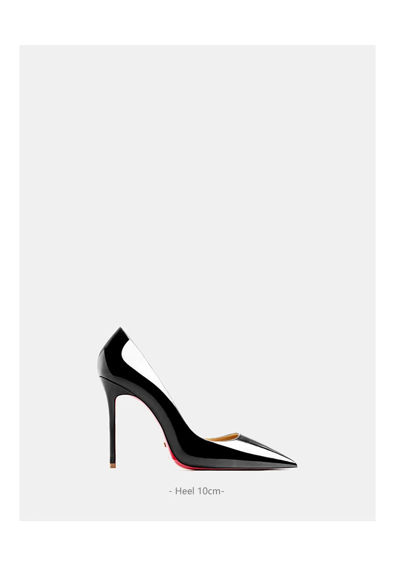 Elegant Woman Heeled Shoes 2026 Trend Luxury Red Bottoms High Heels Pointed Toe Stiletto Pumps 12 cm Party Dress Wedding Shoes 2026