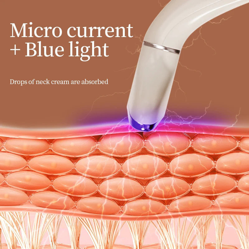 K-SKIN EMS Face Beauty Instrument Beauty Neck Massager Micro-Current Vibration Color light Senility Face Massager  Skin Care. 2026 MASAJIADOR PARA CUELLO Y MANDIBULA. ELECTRICO QUE MEJORA LA CIRCULACION Y ALINEACION