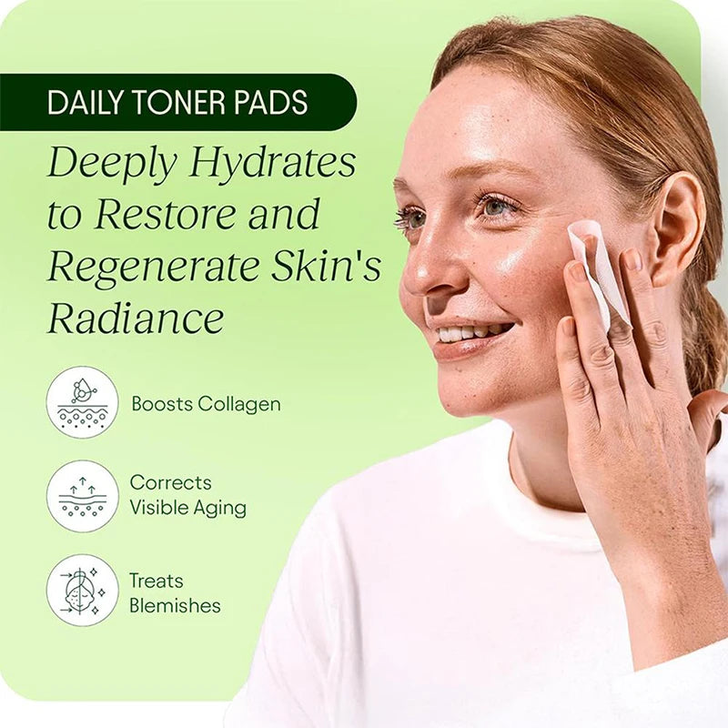 TONIFICADOR Skin Care Cleansing Cotton Pads Centella Asiatica Niacinamide Peptide Daily Deep Hydrating Moisturizing Toner Cotton Pads. 2026 HIDRATANTE FACIAL, REFRESCA Y TONIFICA
