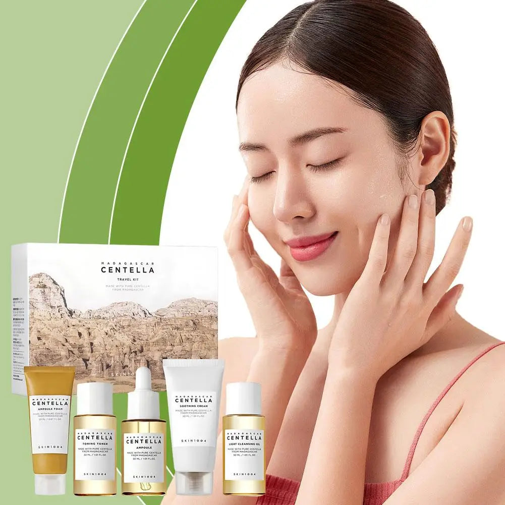 Original Centella Travel Kit Redness Moisturising Skin Reduce Dryness Anti Acne Repair Face Damaged Barrier Skin Care. LF