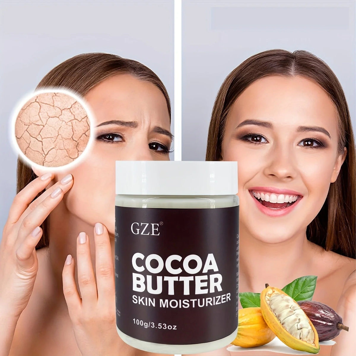 Pamper Your Skin with Cocoa Butter Moisturizer - Nourishing and Hydrating Formula for Smooth and Glowing Skin.2026 FORMULA HIDRATANTE FACIAL. ANTI ARRUGAS