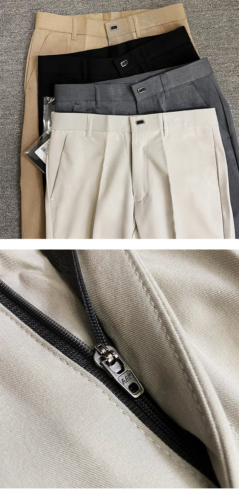 Men Suit Pants Formal Trousers Stretch Slim Pantalone Hombre Calça Masculina Solid Color Casual Dress Pants Fashion Men Clothing. Pantalones de Hombre, extra slim fit 2026. Elegantes