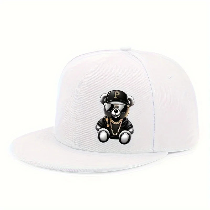 Adjustable Cartoon Bear Printed Hip Hop Baseball Cap Outdoor Sports Beach Casual Wea Fit for Men and Woment street snapback hat Gorras de Hombres Modernas y Elegantes 2026