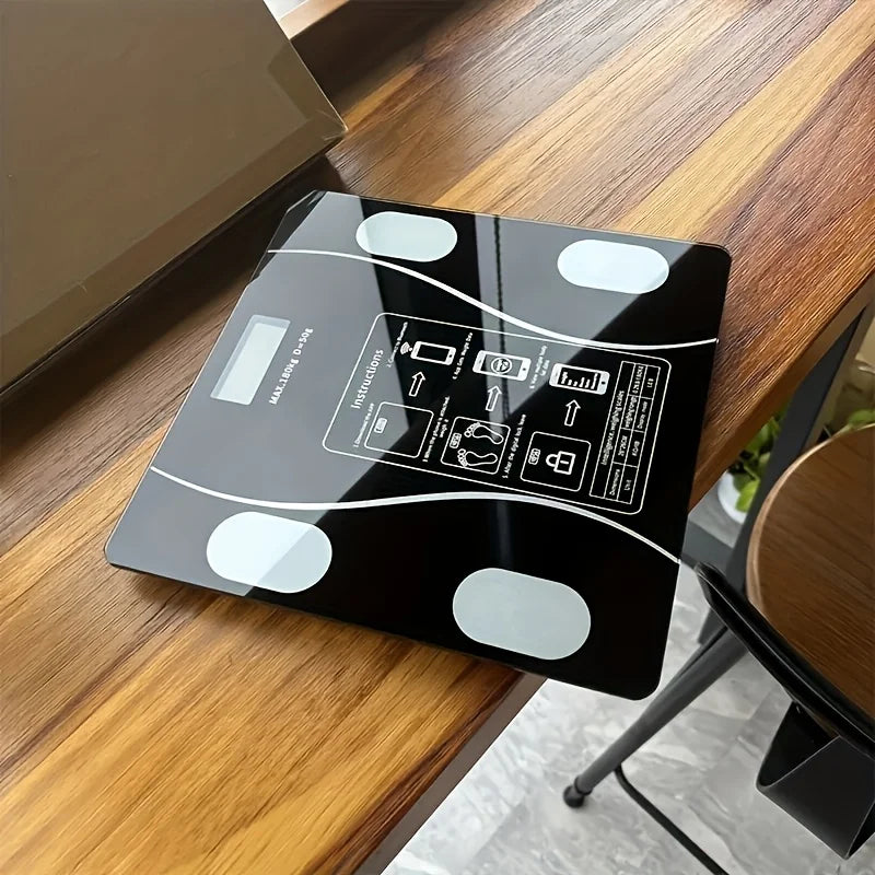 Intelligent Digital Body Scale With Backlit LED Display Screen,Weighing Up To 400 Pounds,Ideal for Weight Management & Fitness. Pesa corporal