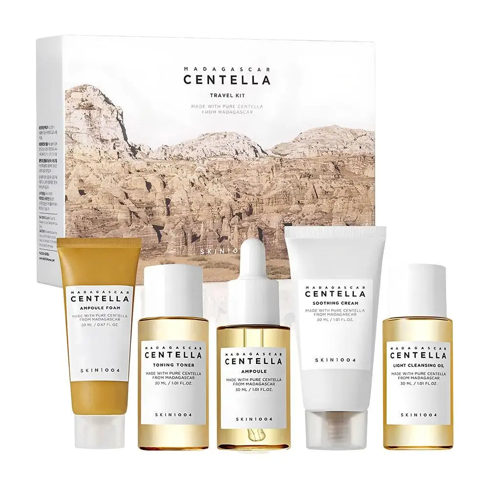 Original Centella Travel Kit Redness Moisturising Skin Reduce Dryness Anti Acne Repair Face Damaged Barrier Skin Care. LF
